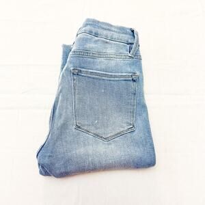 Frame Le Crop Mini Boot Tropic Light Wash Denim Jeans Zip Fly SIze 26